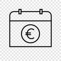 europe, currency, european, euro icon svg