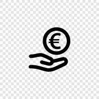 europe, currency, european, euro icon svg