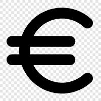 europe, european, para birimi, euro ikon svg