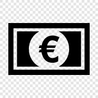 europe, euro, currency, central bank icon svg