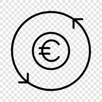 europe, currency, european, euro icon svg