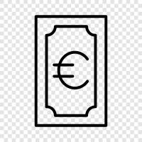 europe, currency, economic, finance icon svg