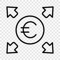 europe, european, currency, euro icon svg