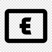 europe, currency, european, euros icon svg