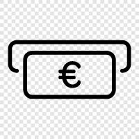 europe, finances, economy, currency icon svg