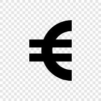 European, currency, euros, european union icon svg