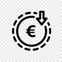 European, currency, euros, euro icon svg