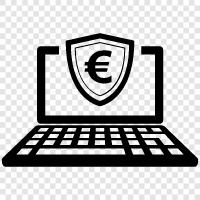 european laptop, european laptop security, laptop security, euro icon svg