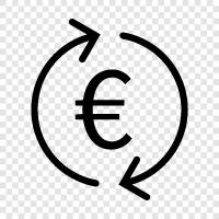 european union, euro, currency, bank icon svg