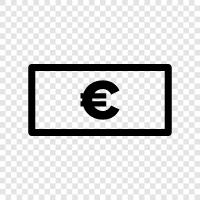 European Union, currency, economy, finance icon svg