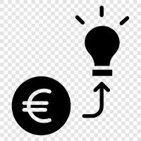 European Union, currency, money, euro coins icon svg