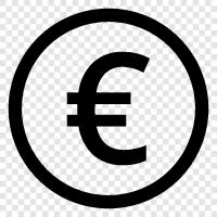 Euros, european, euro, currency icon svg