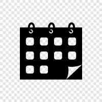 event, appointments, diary, schedule icon svg