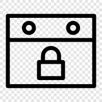 event, security, locking, prevent icon svg