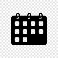 events, diary, diary entries, events list icon svg