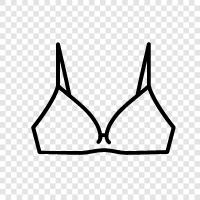 exercise bra, sports bra, support bra, sports bra fitting icon svg