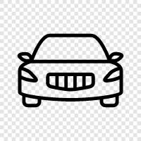 expensive car, high end car, exclusive car, A class car icon svg