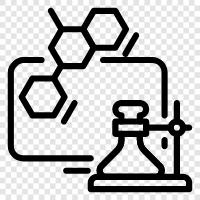 experiments, molecules, atoms, cells icon svg