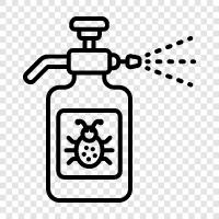 Ausrottung, Insektizid, Pestizide, Käfer symbol