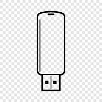 External Drive, Portable Drive, USB Drive, Flash Drive icon svg