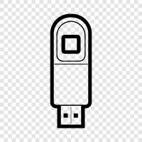 External Drive, Portable Drive, Portable Storage, USB Drive icon svg