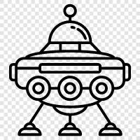 extraterrestrial, UFO sightings, alien, unidentified flying objects icon svg