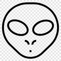 extraterrestrial, space, galaxy, star icon svg