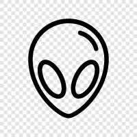 extraterrestrial, extraterrestrial life, extraterrestrial beings, space icon svg