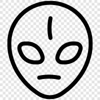 extraterrestrial, unidentified flying objects, UFO, space icon svg