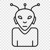 extraterrestrial, spacecraft, space, astronomy icon svg