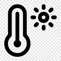 extreme temperature, extreme heat, extreme weather, hot temperature icon svg