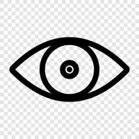 Eye Care, Lenses, Health, Vision icon svg