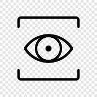 eye chart, eye test, eye health, eye scan results icon svg