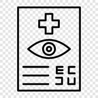 Eye exam, vision test, vision screening, Eye Test icon svg