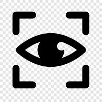 Eye Scanner, Eye Scanning, Retinal Scanner, Medical Scan icon svg