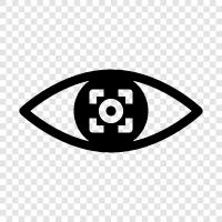 Eye Scanning, Eye Scanning System, Eye Scanner, Eye Scan icon svg