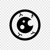 eyeball, eye, ball, eye ball icon svg