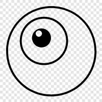 eyeballs, eyeballs anatomy, eyeball diseases, eyeball function icon svg