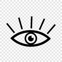 eyeballs, vision, eyesight, blindness icon svg