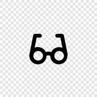 eyeglasses, specs, sunglasses, lenses icon svg