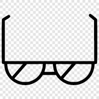 eyeglasses, prescription eyeglasses, sunglasses, sun glasses icon svg