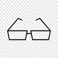 eyeglasses, prescription glasses, sunglasses, sun glasses icon svg