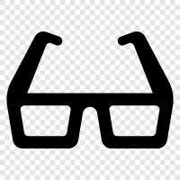 eyeglasses, frames, specs, reading glasses icon svg