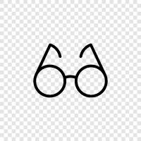 eyeglasses, spectacles, eye glasses, prescription glasses icon svg