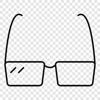 eyeglasses, spectacles, Glasses icon svg