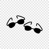 eyeglasses, spectacles, reading glasses, sunglasses icon svg