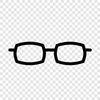 eyeglasses, sunglasses, corrective lenses, Glasses icon svg