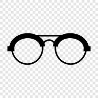 eyeglasses, spectacles, specs, frames icon svg