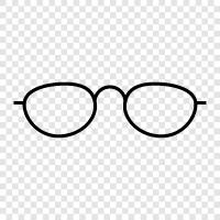 eyeglasses, prescription glasses, sunglasses, sun glasses icon svg