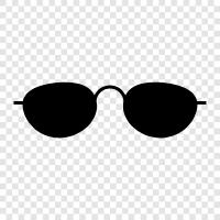 eyeglasses, spectacles, contact lenses, Glasses icon svg